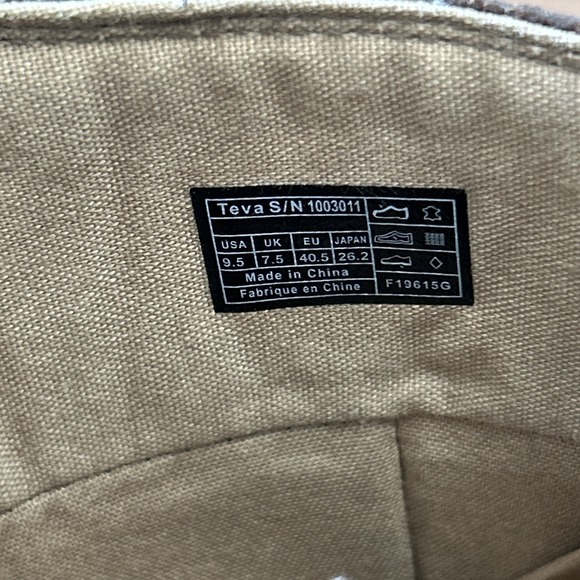 TEVA De La Vina Womens Sz 9.5 Waterproof Leather Riding Boots Brown Tall 1003011 - Picture 12 of 13